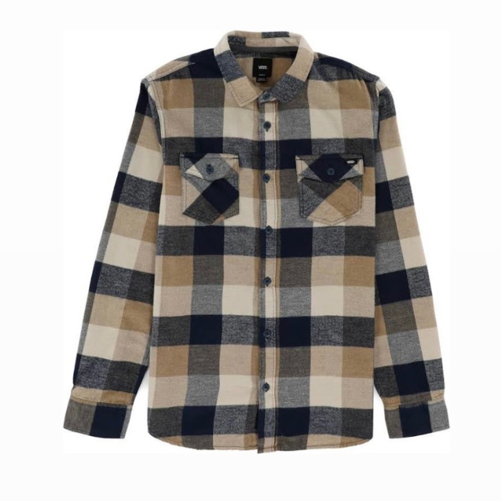 VANS BUTTON DOWN BOX PLAID FLANNEL